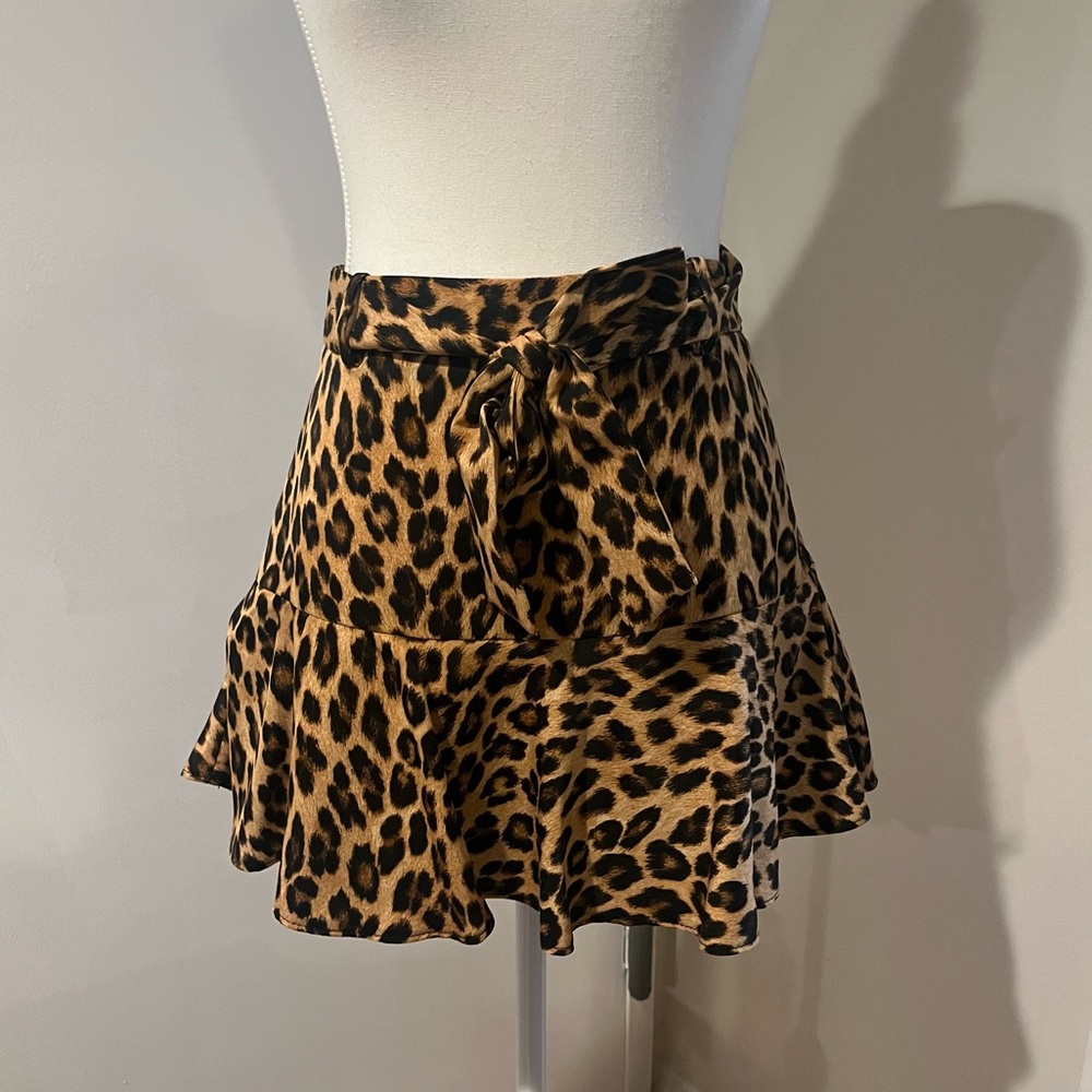 Zara Leopard Print Women's Mini Skirt